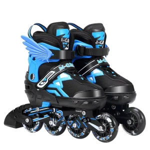 CE Roller Skating Shoes for Kids Adults Full Set Speed Skates with Mesh Lining PU Insole for Beginners for Boys