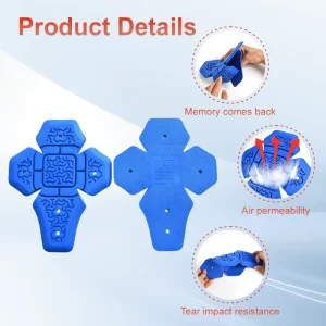 CE1 Soft Spring Waterproof EVA Foam Motorcycle Protective Gear Insert Back Protection Cycling Jacket Chest Shoulder Elbow
