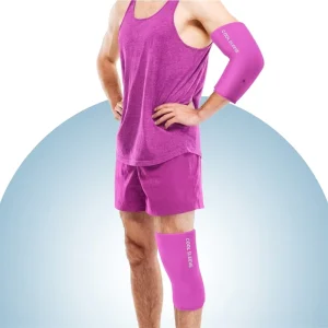 CSI Reusable Hot Cold Gel Compression Sleeve High Elastic Arm Protector with Patented Gel Pad Multi purpose Therapy Sleeve