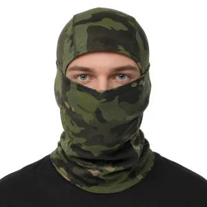 Camo Balaclava Mask Windproof UV Protection Full Face Ski Mask for Hunting Fishing Skiing Hood Face Cover