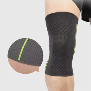 Can Be Customized 3D Elastic One Piece 3 Knitting Fit Knee Protection Four Side Elastic Nylon Knee Protection With Sports