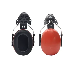 Cap Mounted ABS Material Yellow Ear Muff for Helmet Use Safety Hearing Protector