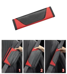 Car Seat Belt Shoulder Cover Universal Soft Neck Protector Auto Safety Belt Cushion Pad for All Car