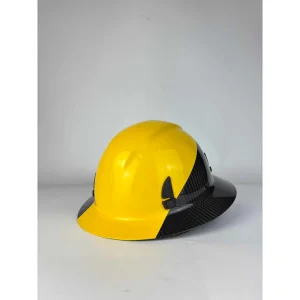 Carbon Fiber ANSI Full Brim Customizable Safety Helmet Head Protection OEM Industrial Construction Hard Hat