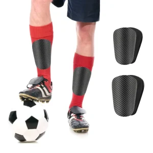 Carbon Fiber Shin Guards Football Pads Small Protection Pads Soccer Shin Guards Support Protective Shin Pads for Boys Girls Men