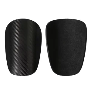 Carbon Fiber Soccer Shin Guards Lightweight Strong Protection Custom Silk Screened Logos UV Transferred Crystal Emblems SG2