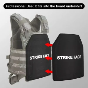 Ceramic Composite Insert Lightweight PE Silicon Carbide Material Multi-Curve 10×12 Vest Protection Panel