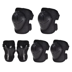 Child Polyester Sports Sponge Knee Pads Comprehensive Protection Reducing Impact Preventing Collisions Skiing Motorcycle Riding