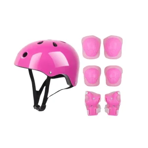 Children Roller Skating Safety Helmet Balancing Scooter Skateboard Ice Skates Protective Gear Set