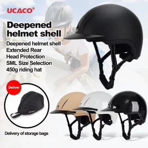 Children’s Adult Equestrian Biking Cycling Skiing Half Face Helmet Breathable Safety Protection PC Material Water