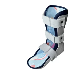 Children’s Ankle Fixation Calf Guard Support Replacing Cast Shoe Lower Limb Walking Brace Polyester