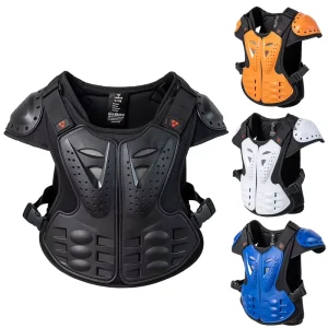 Children’s Armor Jacket Spine Chest Protection Equipment Motocross Skateboard MTB Jacket Motorcycle Gear Motorbike Kids Armor