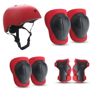 Children’s Comprehensive Protection Cycling Sport Light Helmet Durable ABS Shell Seven-Piece
