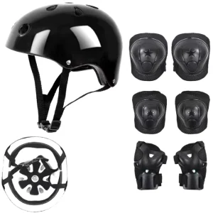 Children’s Helmet Protective Gear Set Sports Knee Pads Wheel Skate Protection Suit
