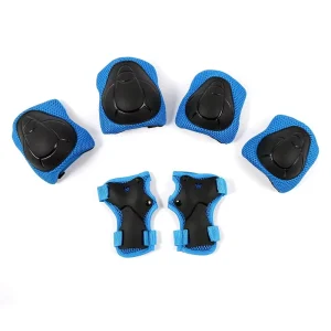 Children’s Neoprene Protective Roller Skating Skateboarding Cycling Accessory Soft EVA Elbow & Knee Pads with Wrist Guard