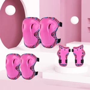 Children’s Professional Protection Breathable Flexible Winter Turtle Design Protective Gear Set Helmet Knee Pads Roller Skate