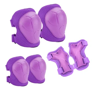Children’s Roller Skating Bike Skateboard Protective Gear Skating Knee Pads Elbow Pads Bicycle Six or Seven Piece Set