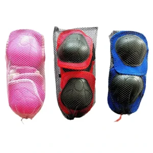 Children’s Roller Skating Helmet Protective Gear Set Thick Kneecap & Elbow Support for Skateboard & Bike Use