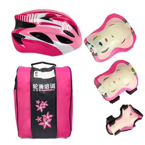 Children’s Roller Skating Protective Set Helmet Bag Riding Protection Balance Bike Skateboarding Equipment