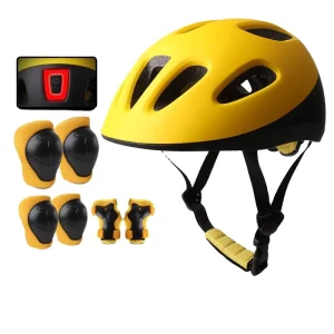 Children’s Safety Bicycle Helmet for Boys and Girls Cycling Roller Skating Scooter PC Material Sports Helmet