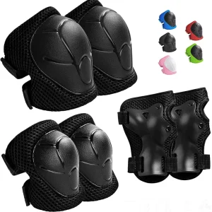 Children’s Skateboard & Balance Bike Knee Pads for Roller Skating Ice Skating Cycling Sports Protective Gear Set