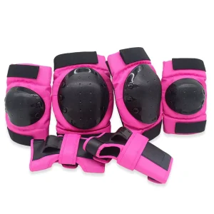 Children’s Skateboard Protective Gear Set Includes Helmet Wrist Guard with Elbow and Knee Pads for Roller Cycling Skating