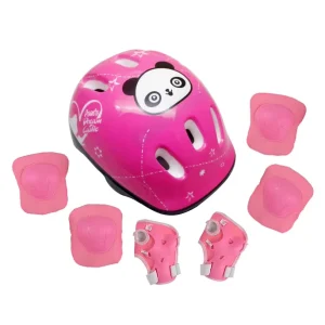 Children’s Skating Protective Gear 7 Piece Set for Balance Bike Scooter Helmet Combo Sports Protective Gear