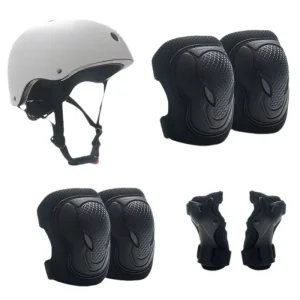 Children’s Sports Equipment Set for Roller Skating Balance Bike Skateboard Protective Gear Including Helmet Knee Pads