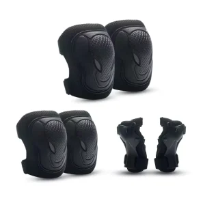 Children’s Sports Protective Equipment Set Knee Elbow Pads Professional Protection Lightweight Breathable Shock Absorption