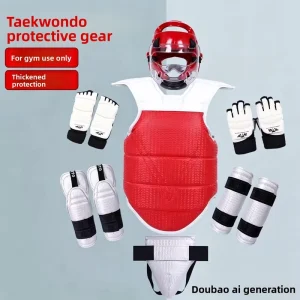 Children’s Taekwondo Protective Gear Six Nine Eight Piece Sets Thickened for Competition & Practical Training Made in China