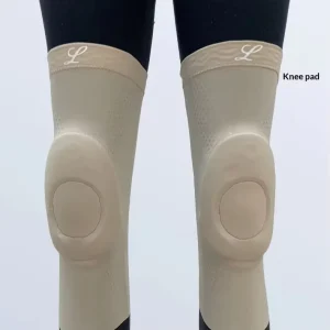 Children’s Unisex Ballet Figure Skating Knee and Elbow Protectors Flower Skating Protection Spandex Nylon Anti-fall