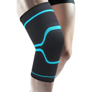 Chinese Professional Factory Knitted Elastic Knee Protector Sport Breathable Knitted Knee Support