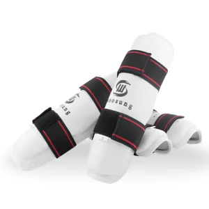 Chinese Suppliers Taekwondo Shin Instep Guard Professional Taekwondo Foot Protector Shin Guard