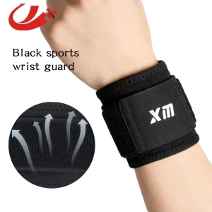 Cold proof Comfortable Breathable Black Polyester Summer Sports Wrist Guard for Fitness Scenarios