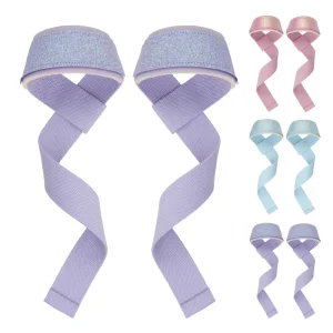 Colorful Glitter Series Neoprene Padded Wrist Protection Nylon Cotton Texture Unisex Breathable Weightlifting Straps