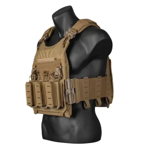 Combat 500D Nylon Paintball Quick Release Tactical Vest Molle Modular Vest Plate Carrier With Magazine Pouch