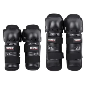 Combo Set of Adult Knee and Elbow Pads Motorcycle Riding Elbow & Knee Guards Cycling MTB Motorcycling Protective Gear