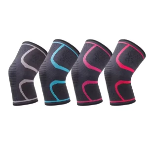 Comfortable Anti Slip Breathable Compression Knee Support Brace Custom Knee Sleeves