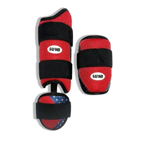 Comfortable Baseball Batter’s Flexible Softball Protective Gear Set Includes Leg and Elbow Guards