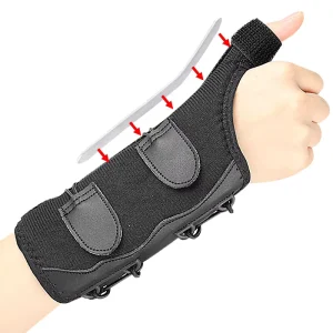 Comfortable Elastic Self Adjusting Wrist Support Brace Sports Thumb Wrist Protector for Weightlifting Convenient Pull Rope