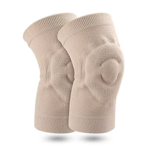 Comfortable Elastic Unisex Silicone Compression Knee Pads for Sport