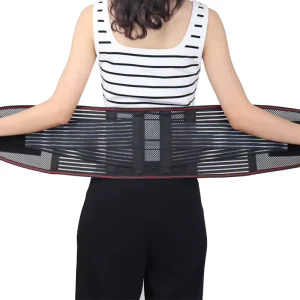 Comfortable Men & Women Removable Stays Lower Back Compression Waist Support Brace Pain Relief Lumbar Belt