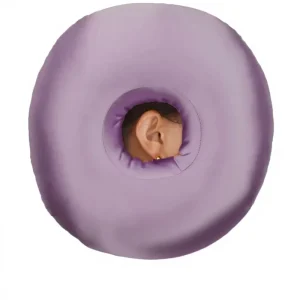 Comfortable Round Shaped Adults Side Sleeping Pillows Ear Guard Cushions Ear Hole Piercing Pillows for Ear Pain Relief