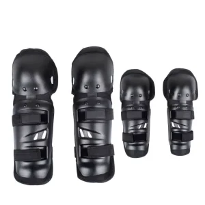 Competition Safety Protector Kit Off road Bike Riding Sports Gear 4 Pieces Set Motorcycle Knee & Elbow Guards