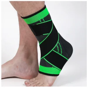 Compression Adjustable Ankle Support Sleeve for Sprained Elastic Basketball Volleyball Football Running Sport Ankle Brace