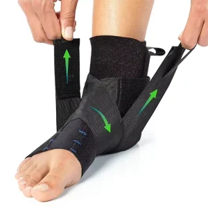 Compression Adjustable Bandage Ankle Support Ankle Brace Elastic Ankle Strap Protector Fitness Sport Gym Stabilize Ligaments