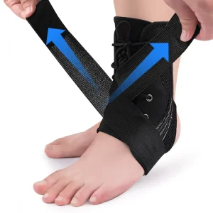 Compression Ankle Brace Fitness Running Basketball Adjustable Fixed Ankle Support Double Spring Support Sports Ankle Protector