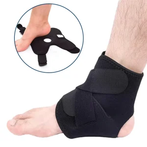 Compression Ankle Support Adjustable Strap Anti Sprain Brace For Basketball Outdoor Fitness Training