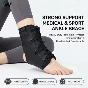 Compression Ankle Support Factory Direct Flexible Durable for Basketball Running Injury Recovery Joint Pain Protection