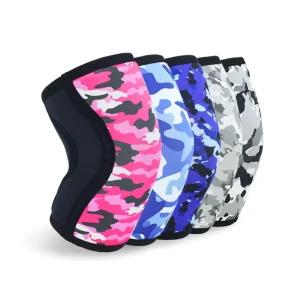 Compression Knee Pad 7mm High-Density Neoprene Sleeve Power Lifting Squat Support Drilling Rig Training